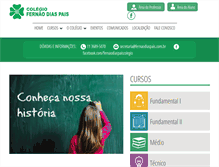 Tablet Screenshot of fernaodiaspais.com.br